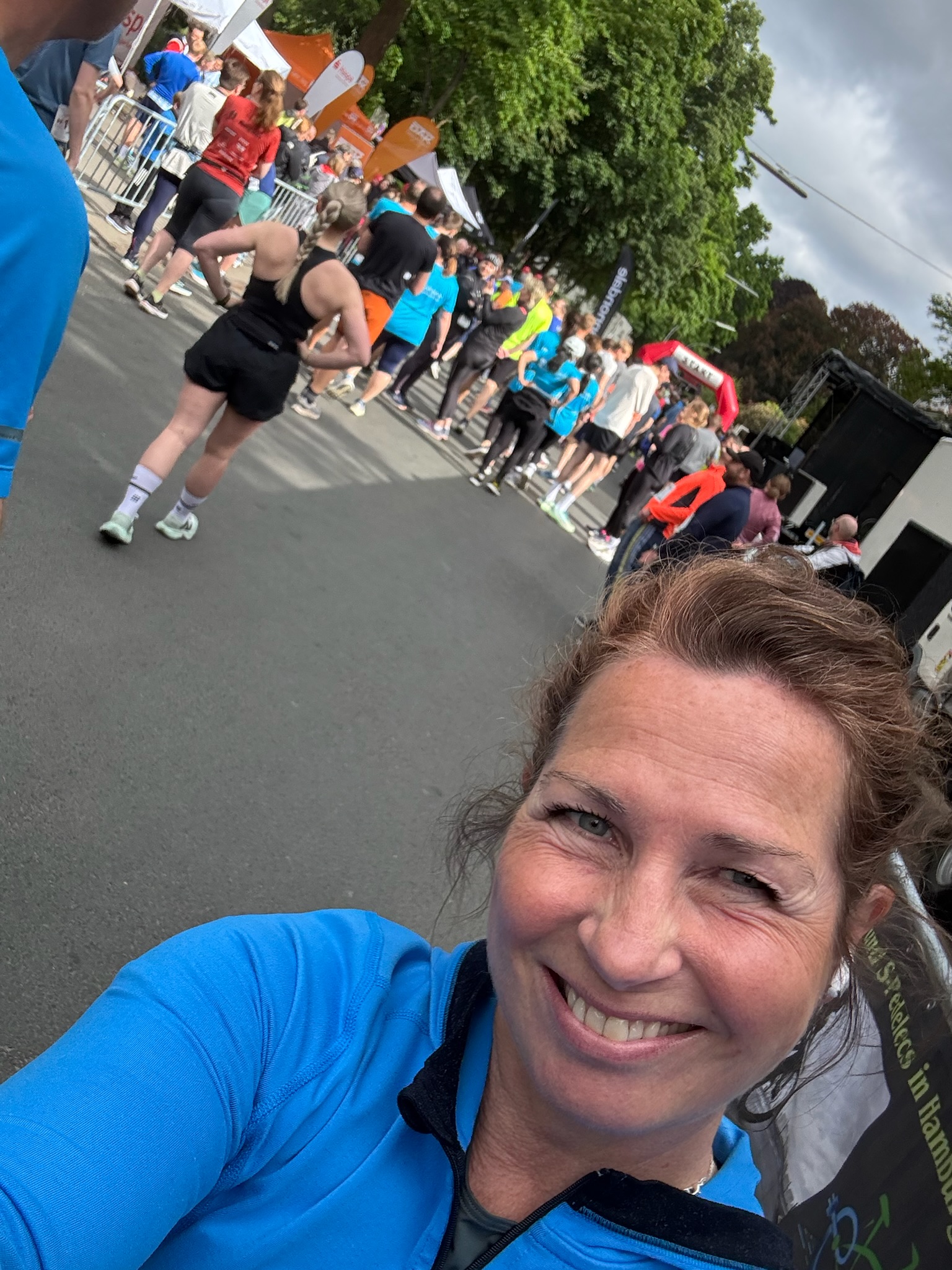 Kristin beim Laufevent